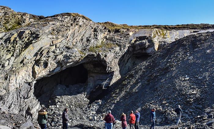 Exploring Llechwedd above ground